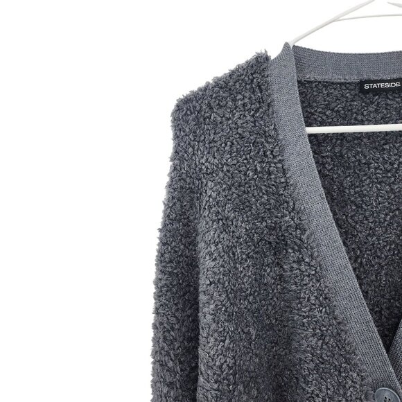 Stateside Women's Rabassa Merino Wool Blend Staple Button Cardigan - L - Picture 3 of 10